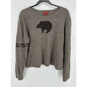 Sundance Brown Bear Crew Neck Sweater